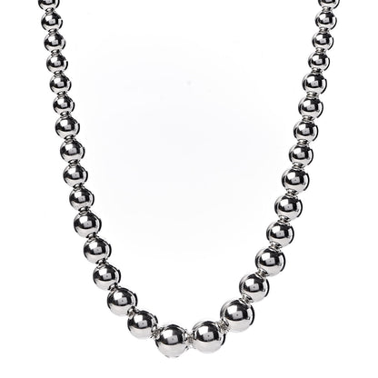 Tiffany Sterling Silver HardWear Graduated Ball Necklace 1 of 6