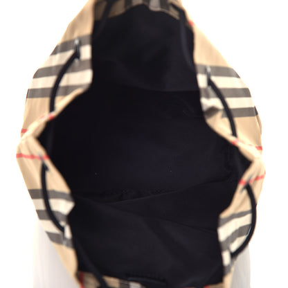 Burberry Econyl Icon Stripe Phoebe Drawcord Pouch Archive Beige 4 of 8