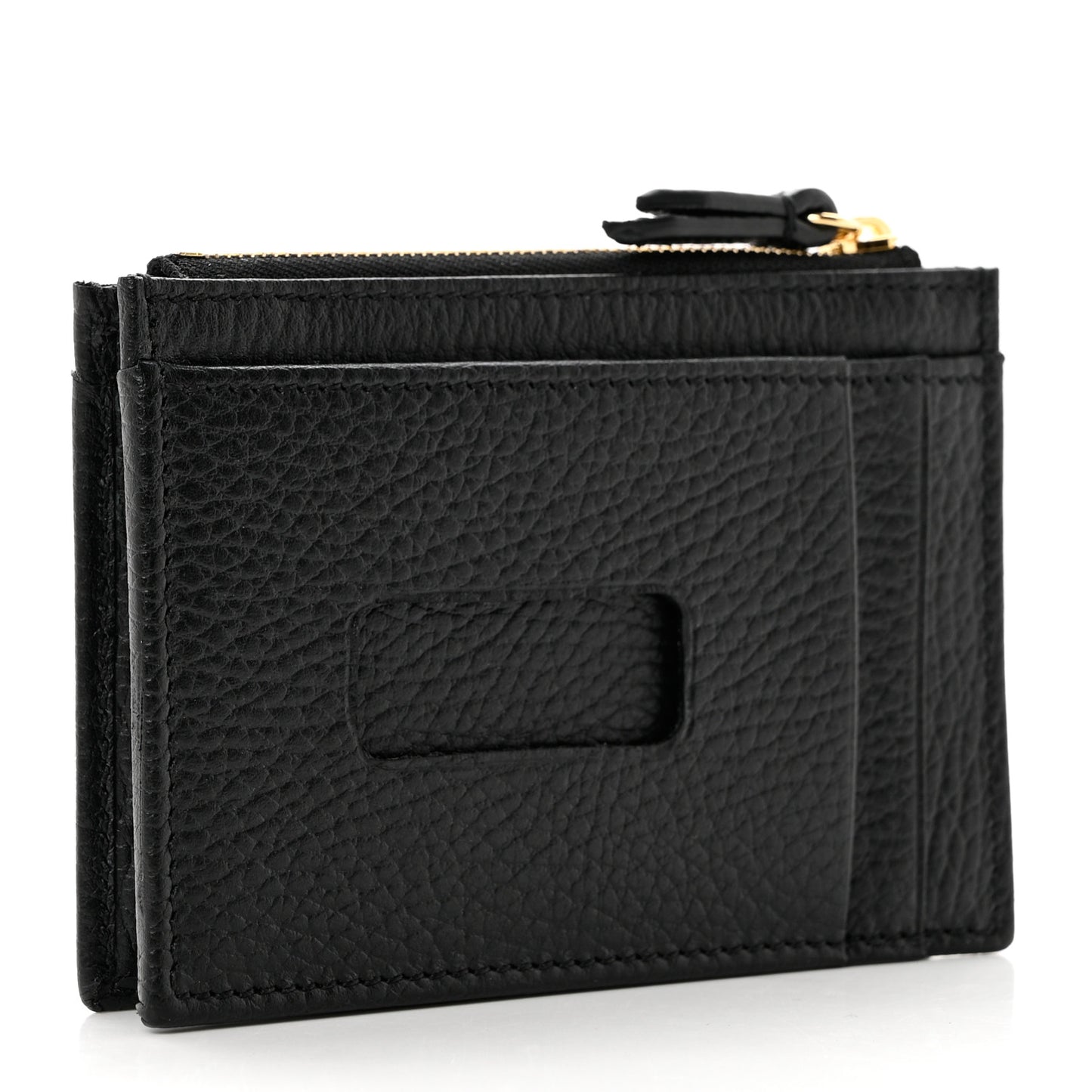 Dollar Calfskin GG Marmont Coin Case Card Holder Black