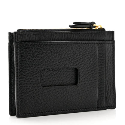 Gucci Dollar Calfskin GG Marmont Coin Case Card Holder Black 3 of 7