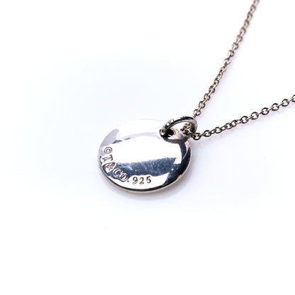 Tiffany Sterling Silver Letter G Round Pendant Necklace 4 of 7