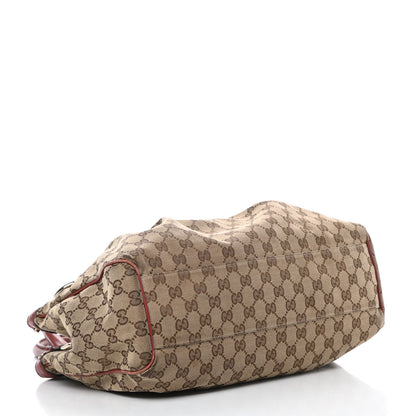 Gucci Monogram Medium Sukey Tote Dark Red 4 of 22