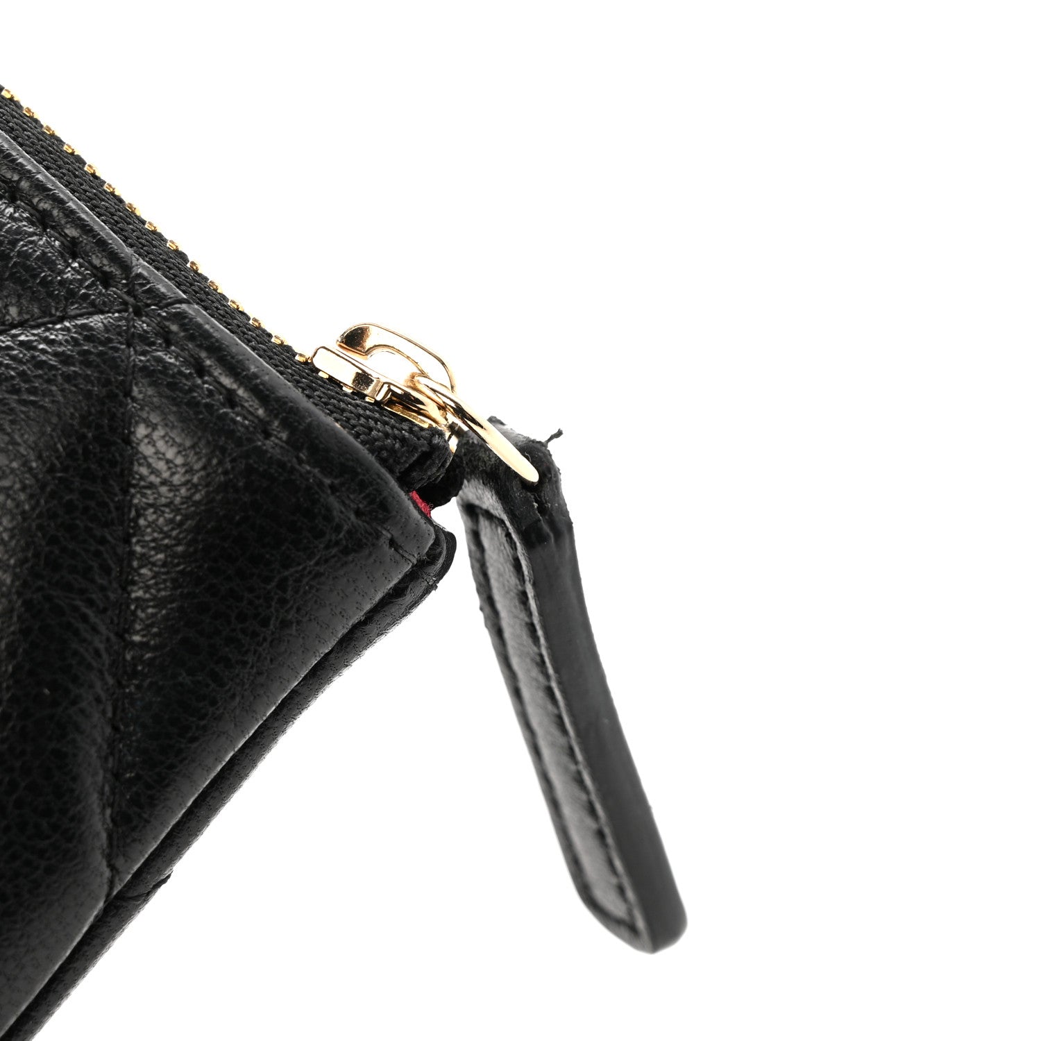 Chanel Shiny Goatskin Quilted Small Chanel 19 Pouch Black 10 of 12