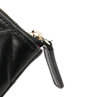 Chanel Shiny Goatskin Quilted Small Chanel 19 Pouch Black 10 of 12