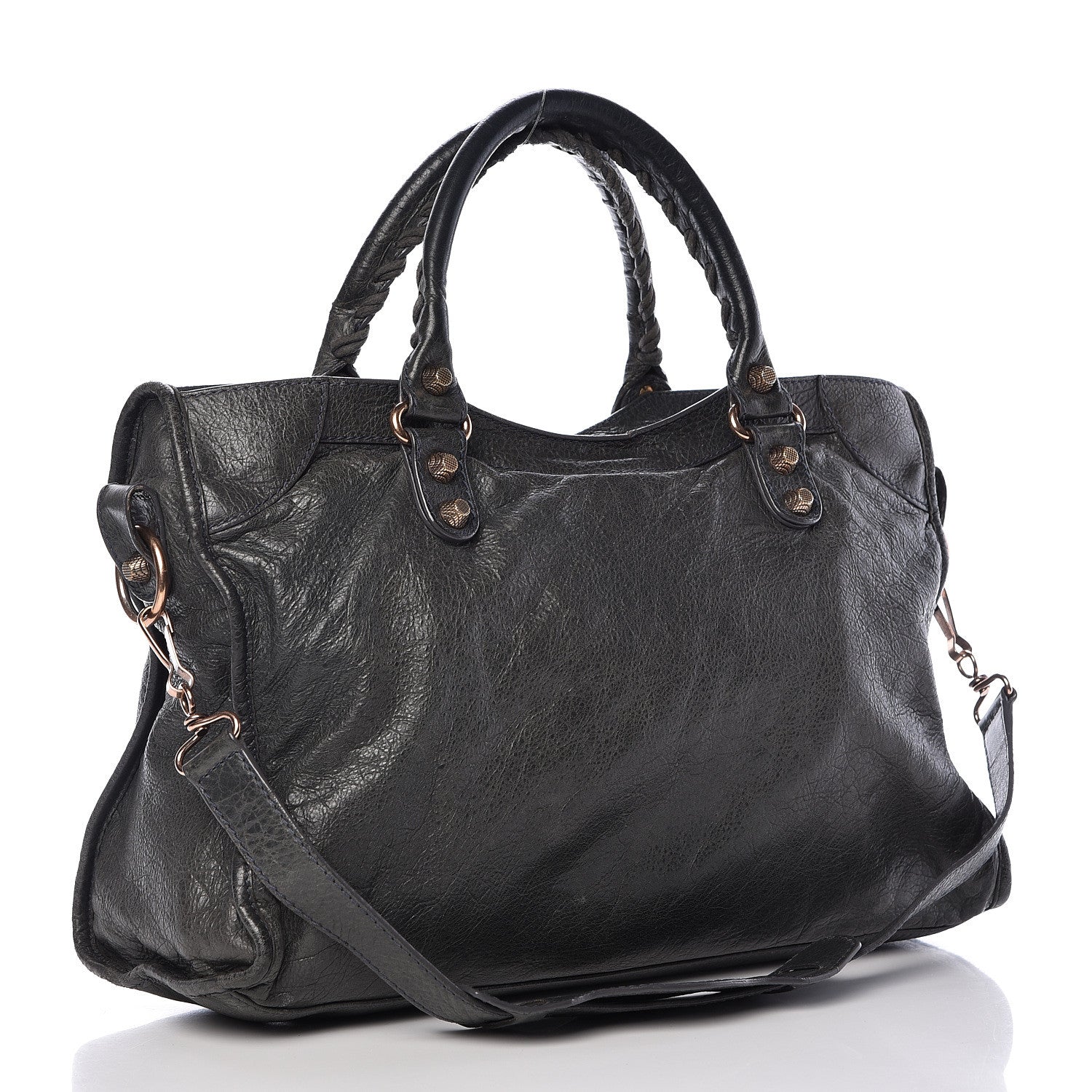 Balenciaga Agneau Giant 12 Rose Gold Hardware City Anthracite 3 of 20