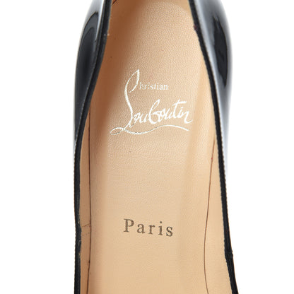 Christian Louboutin Patent Pigalle Plato 120 Pumps 36 Black 7 of 11