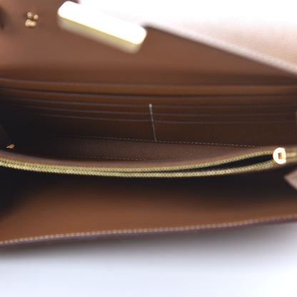 Hermes Epsom Constance Long Wallet To Go Gold 5 of 10