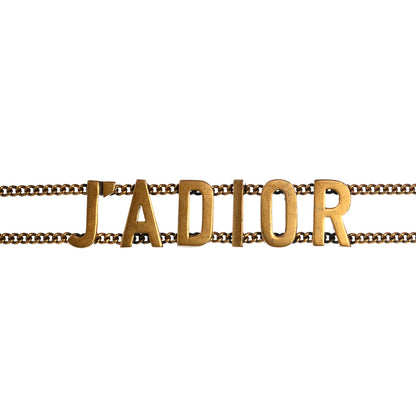 Christian Dior Metal J'Adior Chain Bracelet Gold 4 of 4