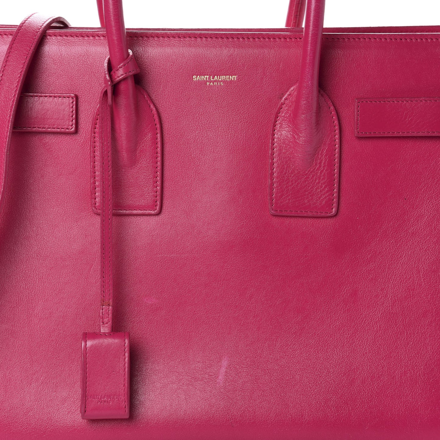 Calfskin Sac De Jour Lipstick Fuchsia