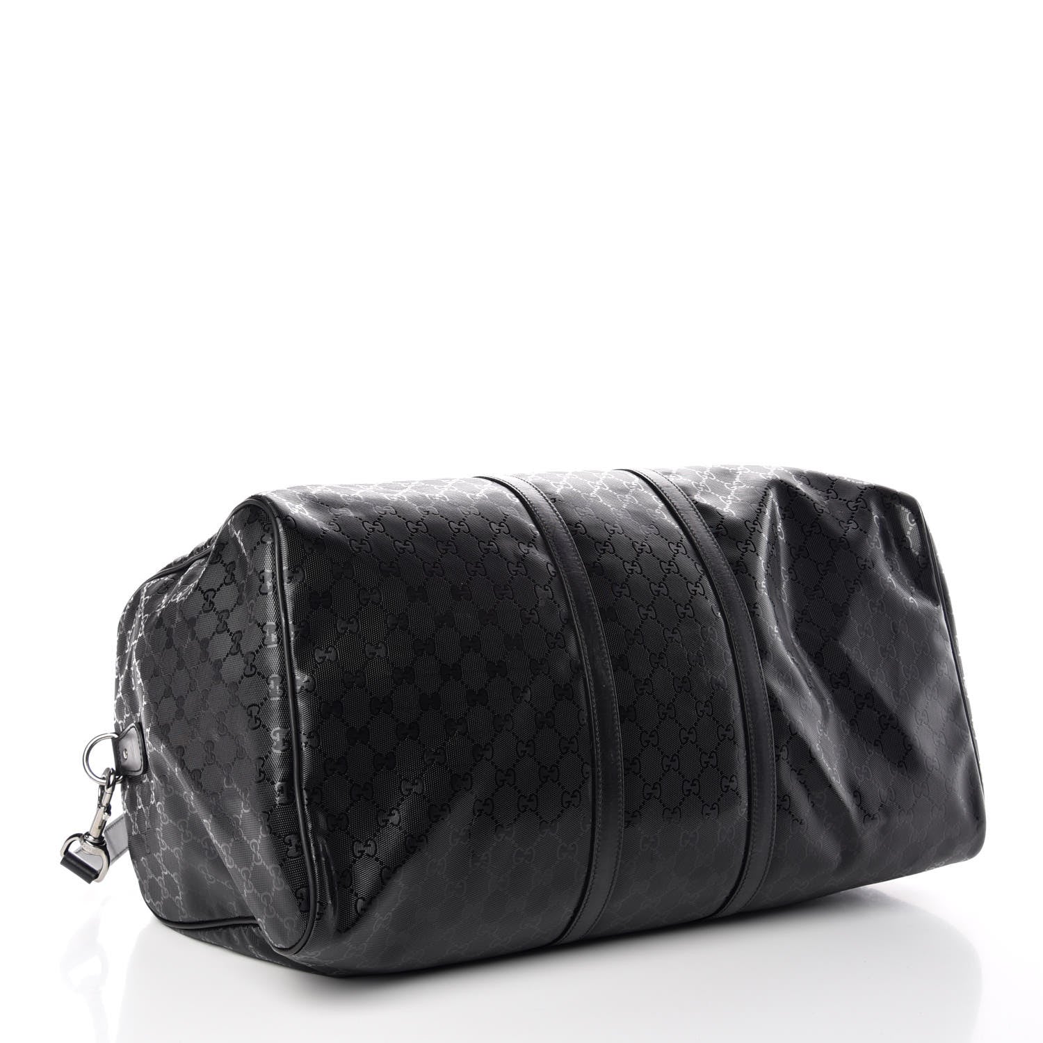 Gucci Imprime Monogram Large Carry On Duffle Black 4 of 9