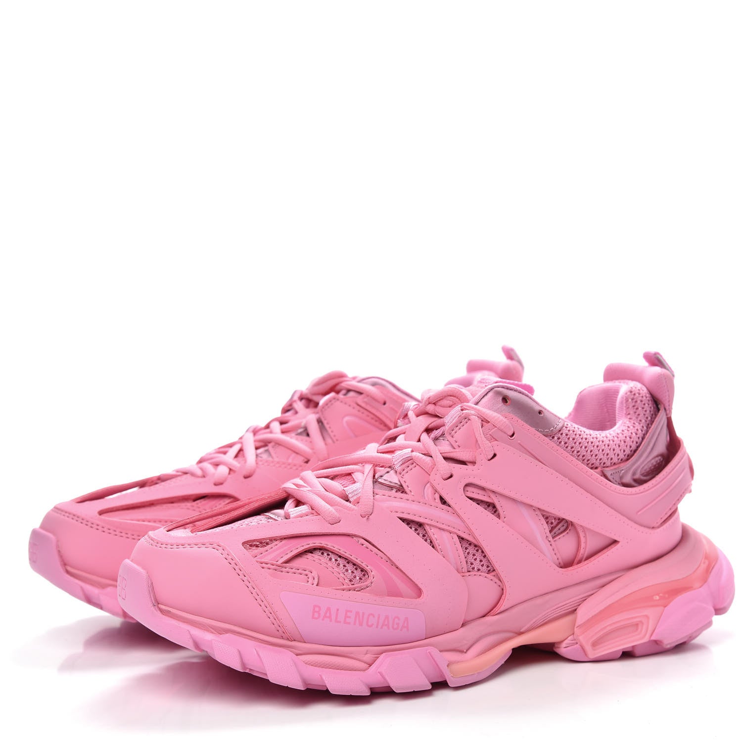 Balenciaga Mesh Nylon Womens Track Sneakers 42 Pink 3 of 8