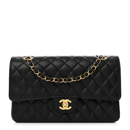 Chanel Caviar Quilted Medium Double Flap Black 1 of 11
