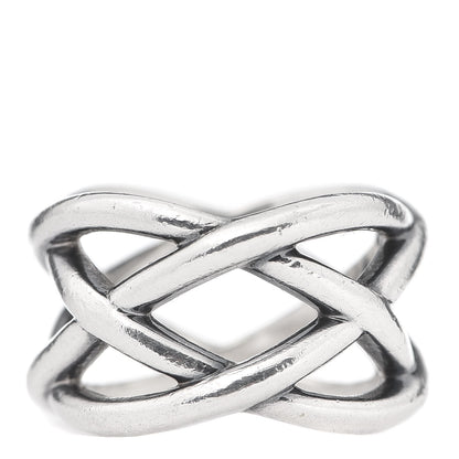 Tiffany Sterling Silver Celtic Knot Ring 50 5.5 1 of 4