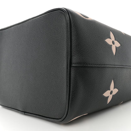 Louis Vuitton Empreinte Monogram Giant Neonoe MM Black Beige 10 of 10