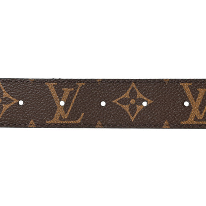Louis Vuitton Calfskin Monogram 30mm LV Initiales Reversible Belt 95 38 Black 4 of 7