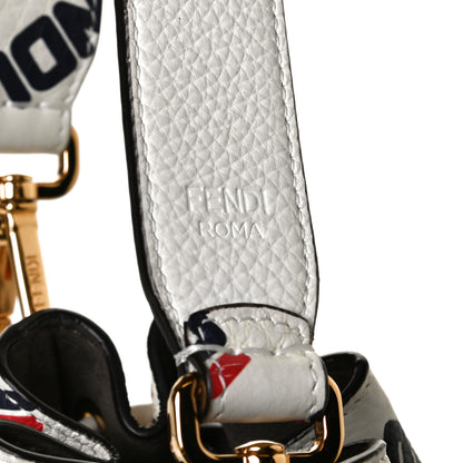 Fendi X FILA Vitello F is Fendi Mania Mini Mon Tresor Bucket Bag White 11 of 12
