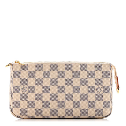 Louis Vuitton Damier Azur Pochette Accessories NM 1 of 6