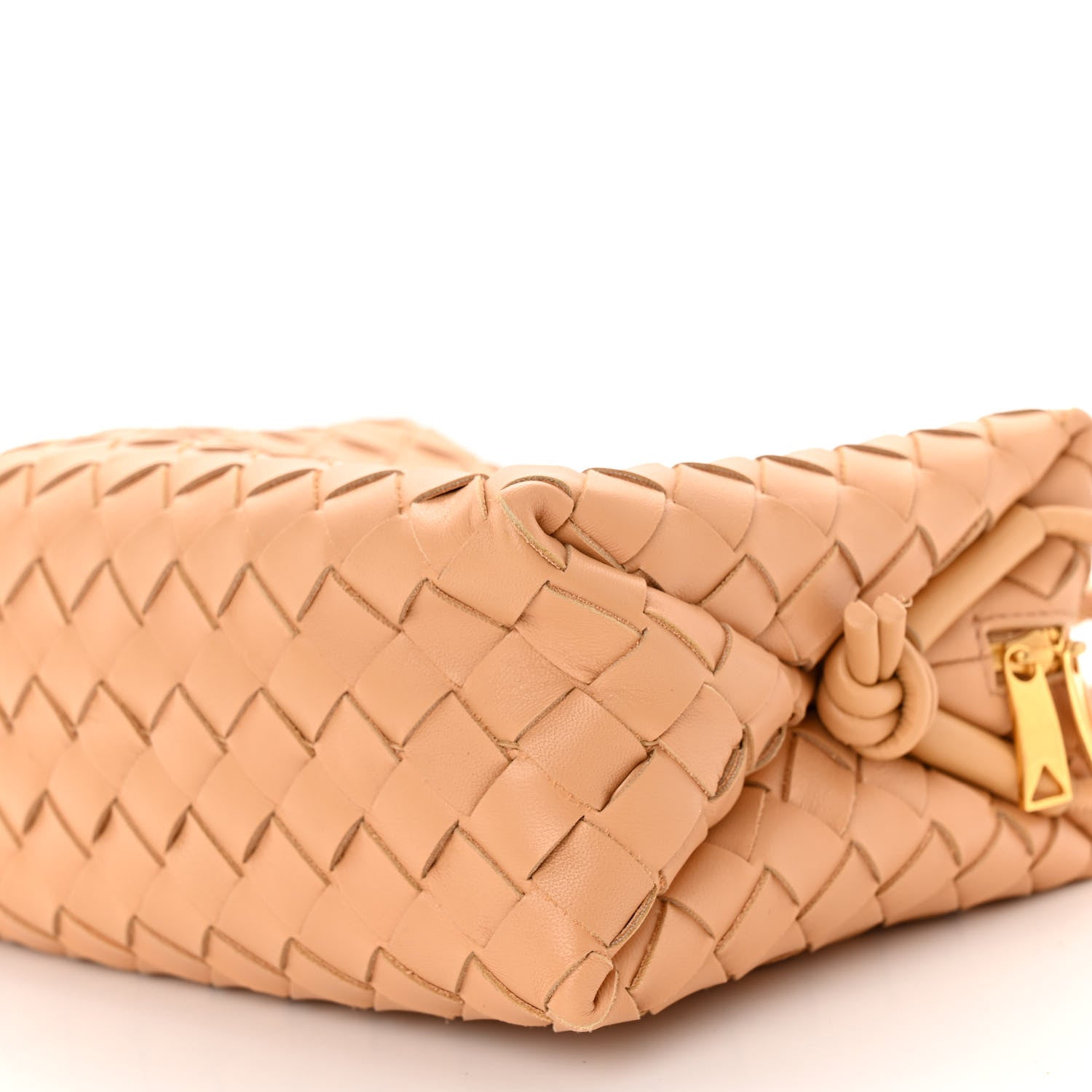 Bottega Veneta Nappa Intrecciato Small Loop Camera Bag Almond 9 of 9