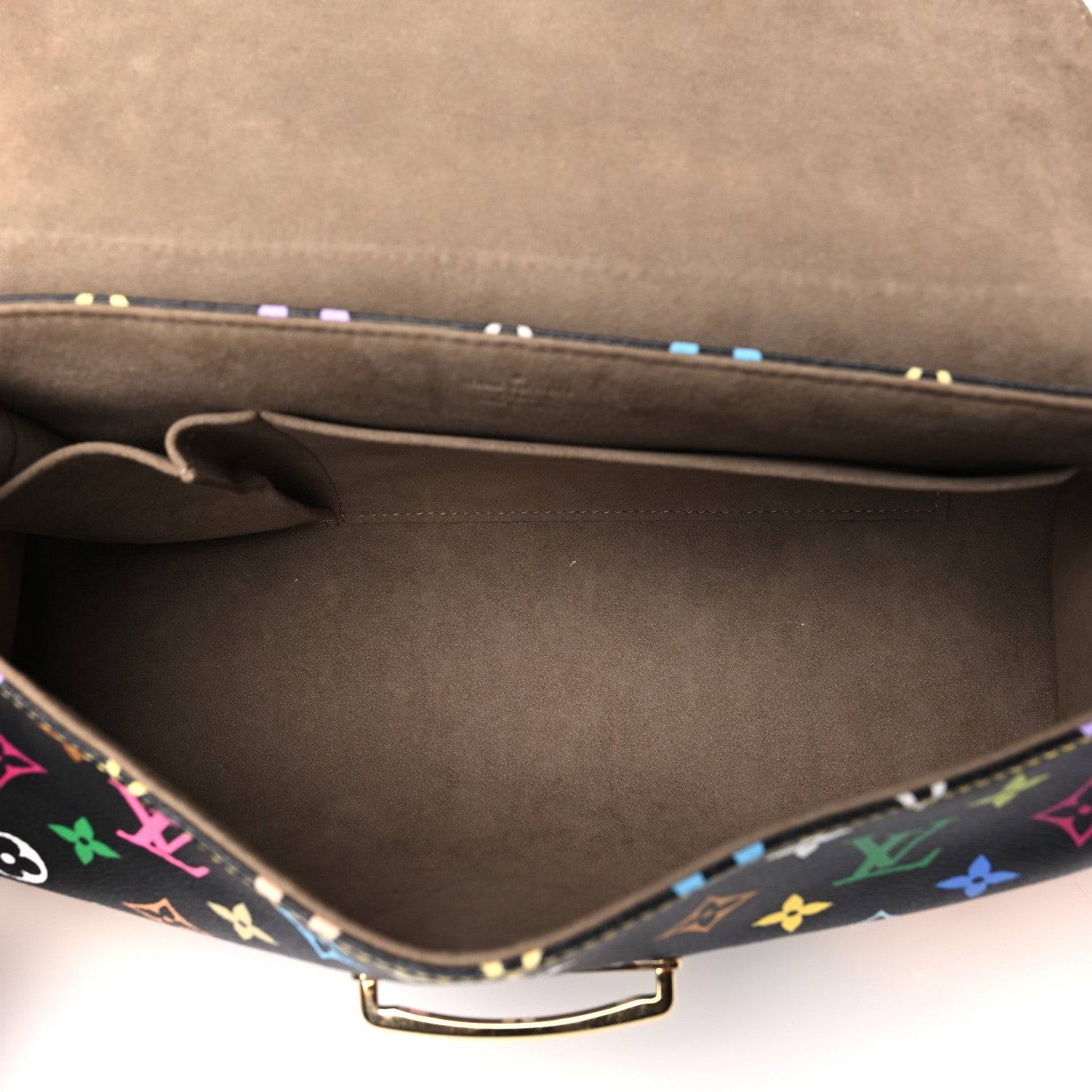 Louis Vuitton Monogram Multicolor Beverly MM Black 5 of 10