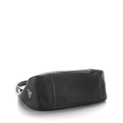 Prada Vitello Daino Shoulder Bag Black 4 of 7