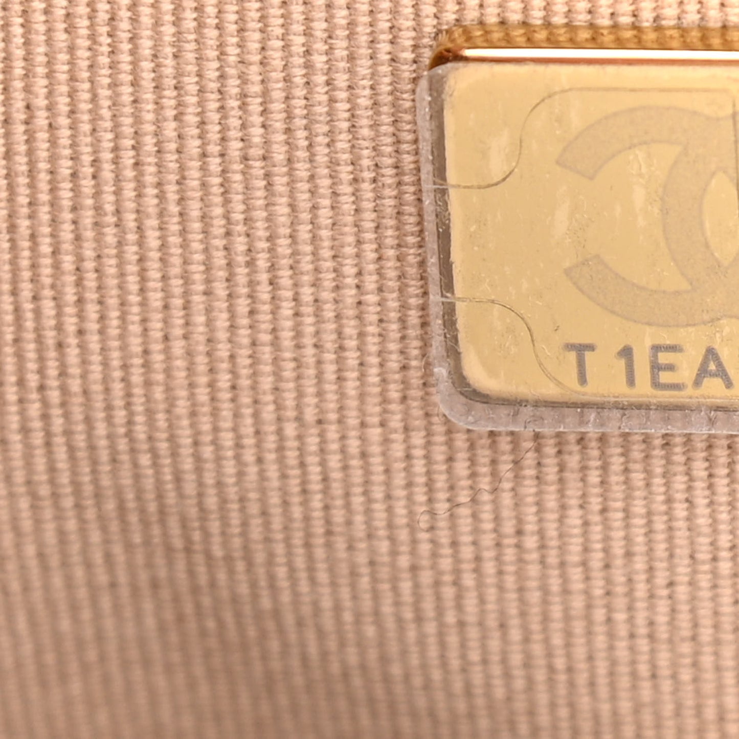 Lambskin Quilted Large CC Funky Town Flap Beige