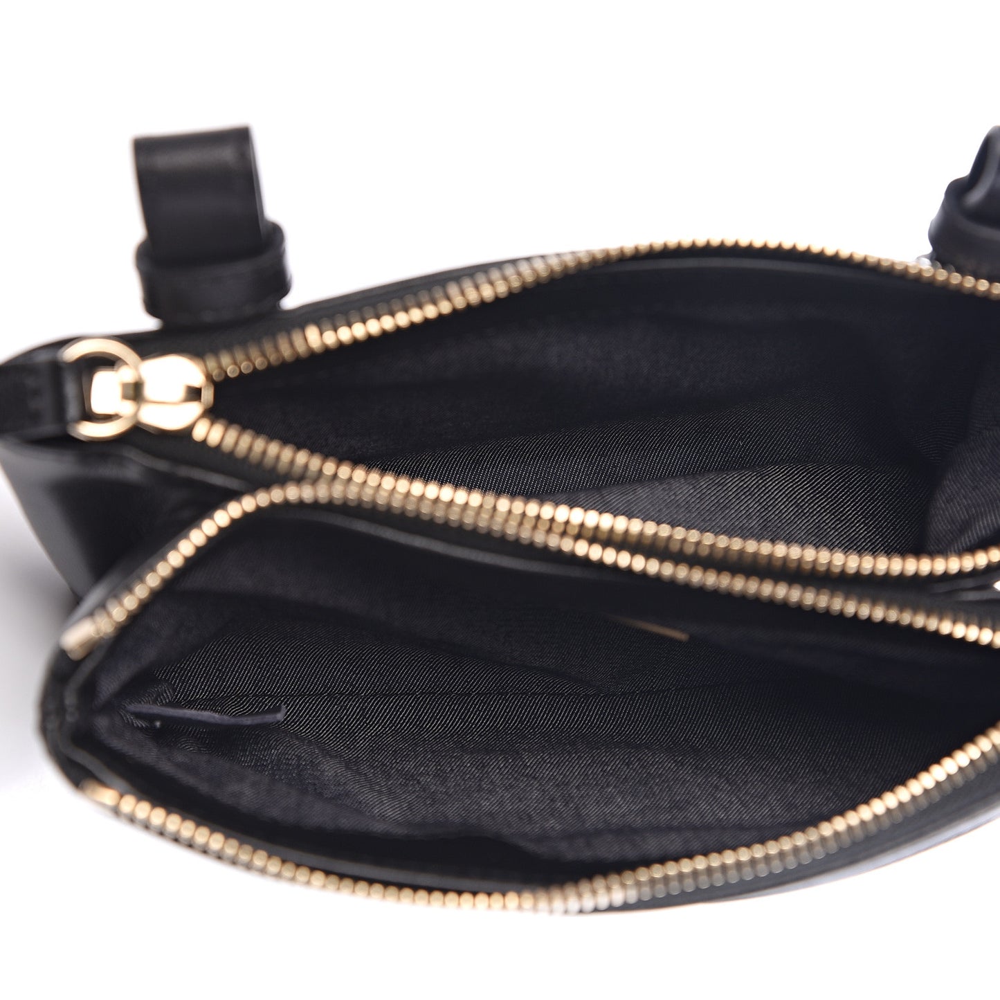 Lambskin CC Mania Waist Belt Bag Black