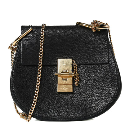 Chloe Grained Lambskin Drew Shoulder Bag Black 1 of 12