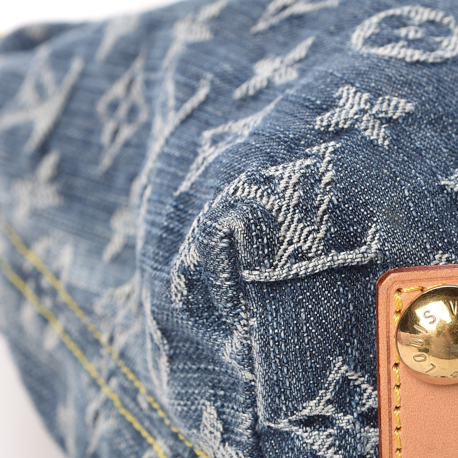 Louis Vuitton Monogram Denim Baggy PM Blue 11 of 13