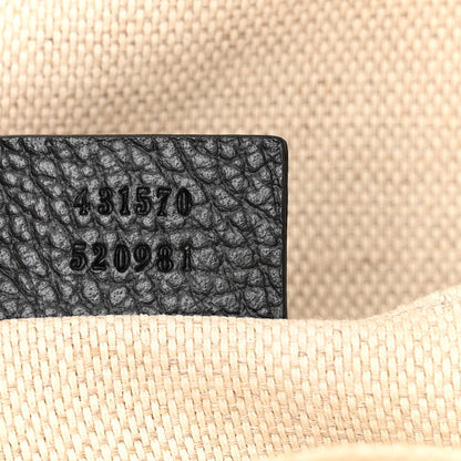 Gucci Pebbled Calfskin Soho Chain Backpack Black 7 of 14