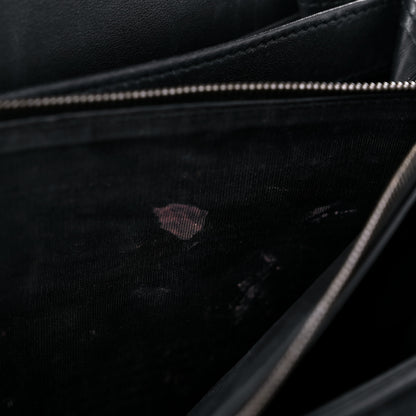 Gucci Velvet Matelasse GG Marmont Chain Wallet Black 21 of 24