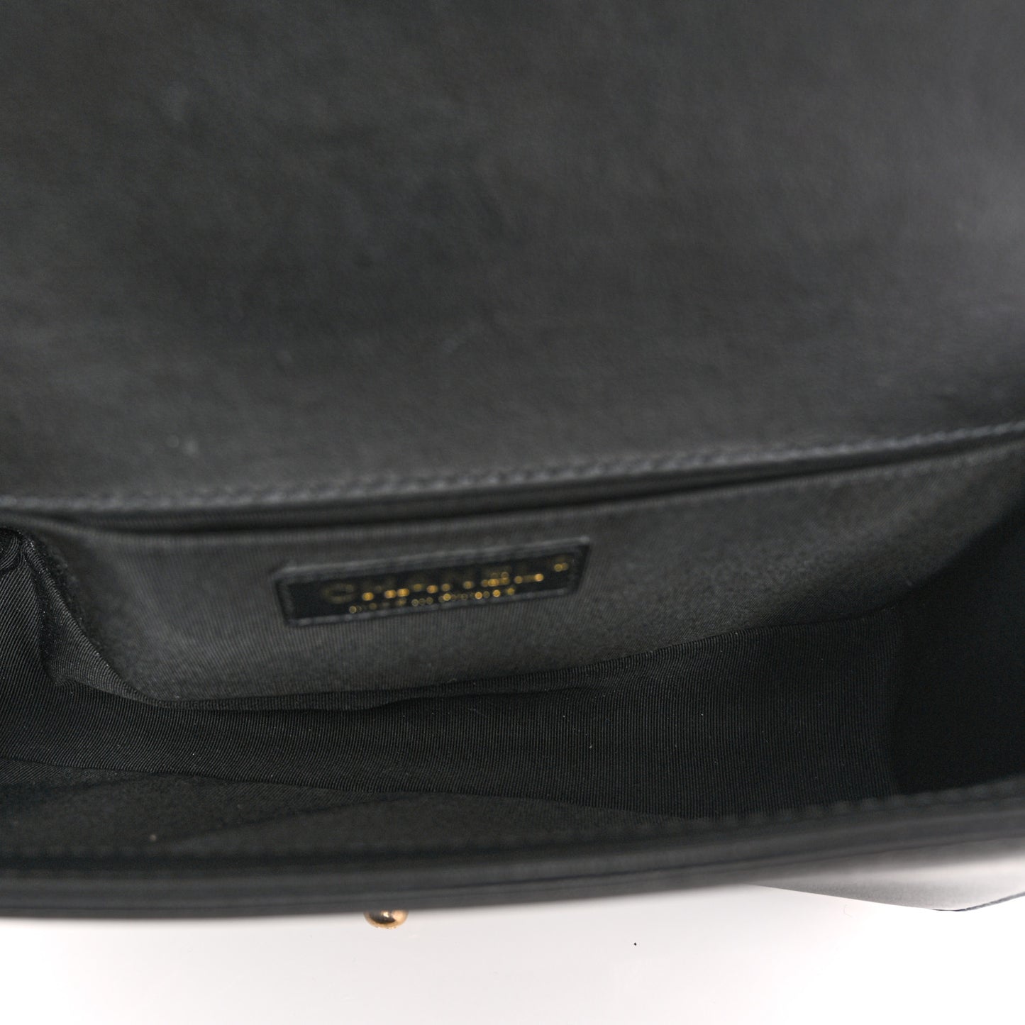 Lambskin Quilted Medium Top Handle Boy Flap Black