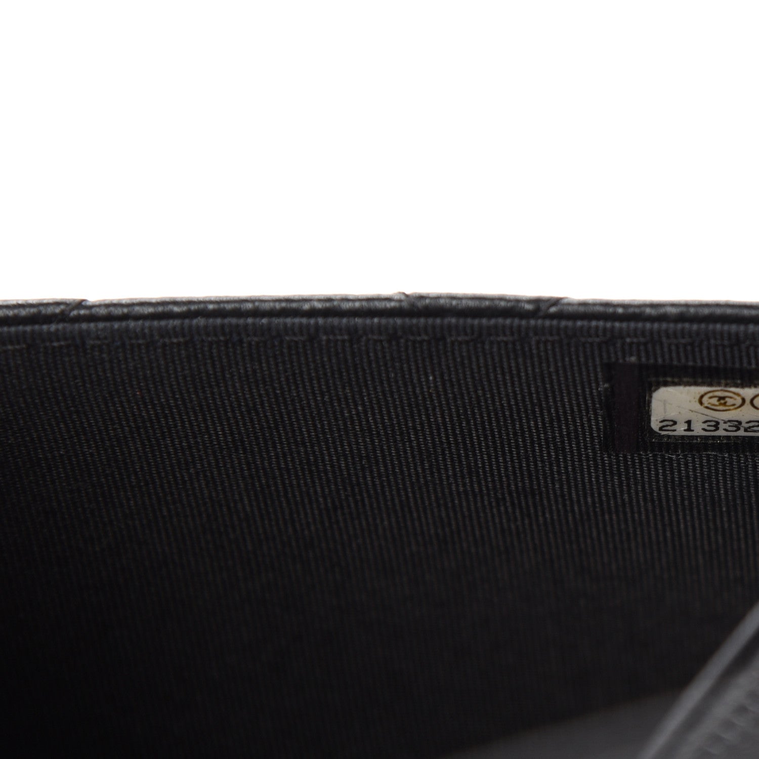 Chanel Lambskin Quilted Boy Wallet On Chain WOC Black 12 of 14