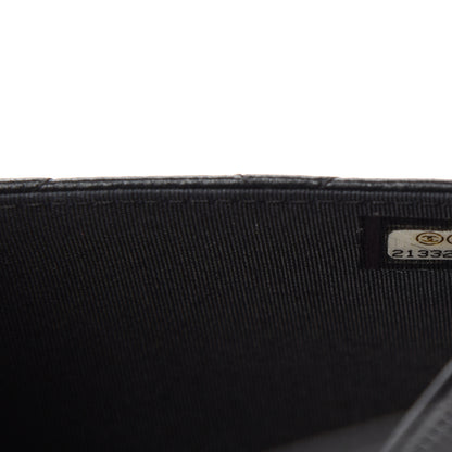 Chanel Lambskin Quilted Boy Wallet On Chain WOC Black 12 of 14