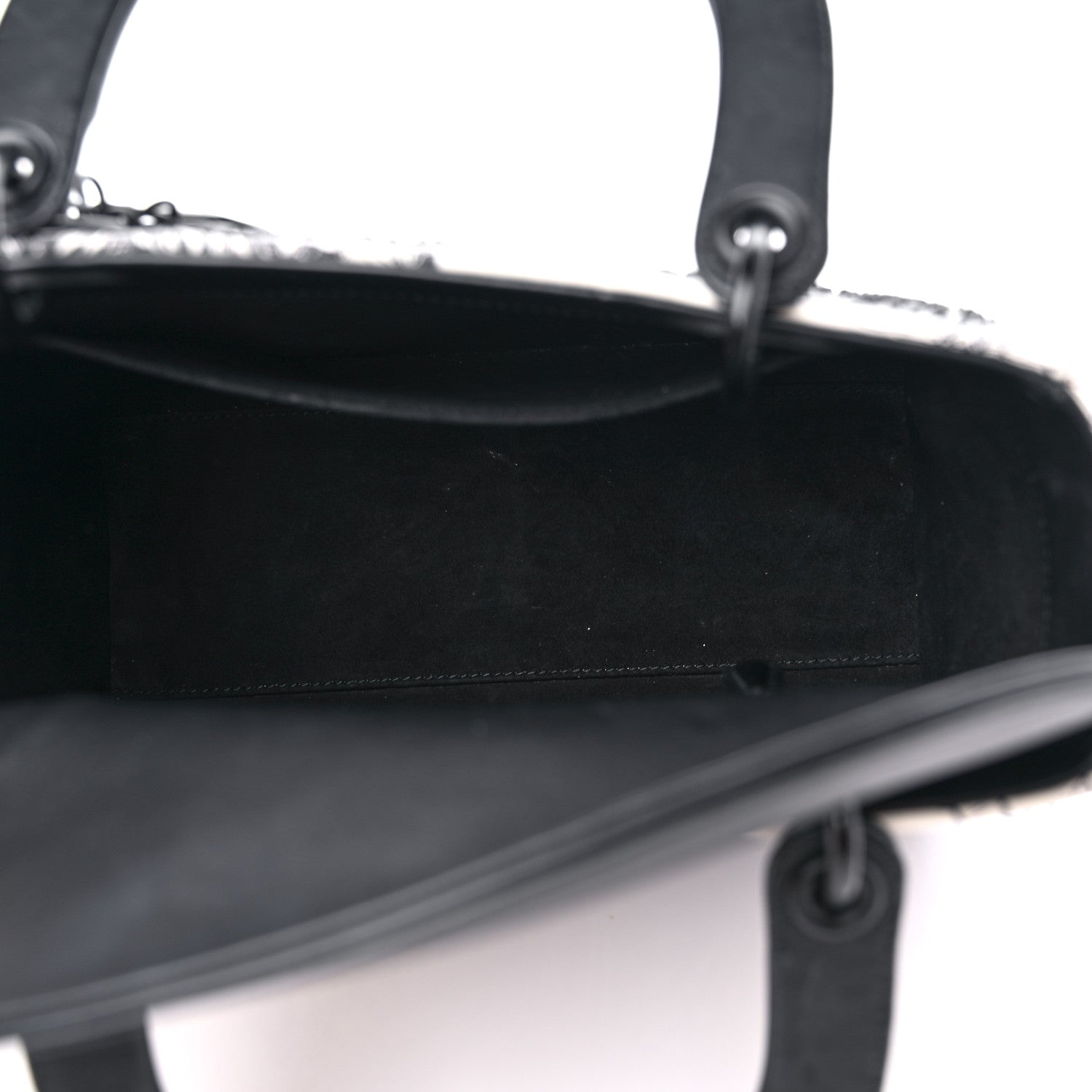Christian Dior Ultra Matte Embroidered Medium Lady Dior Black 5 of 12