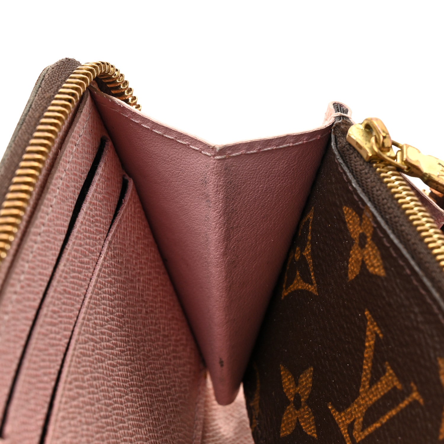 Louis Vuitton Monogram Clemence Wallet Rose Ballerine 12 of 18