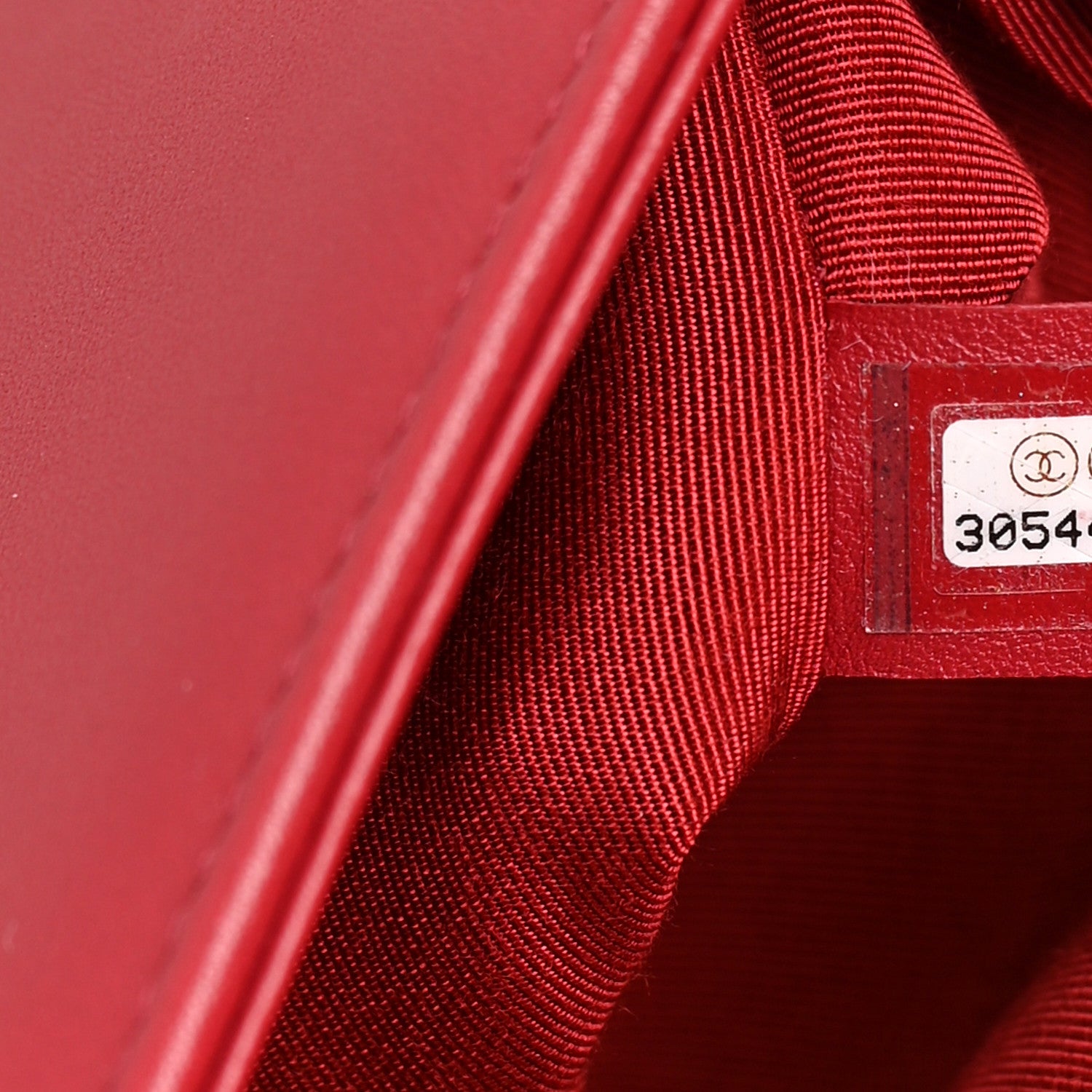 Chanel Calfskin Medium Boy Logo Top Handle Flap Red 7 of 13