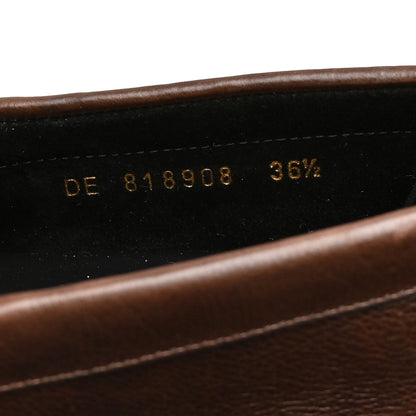 Saint Laurent Radiance Calfskin Le Loafer 15 Moccasin 36.5 Paris Brown 10 of 10