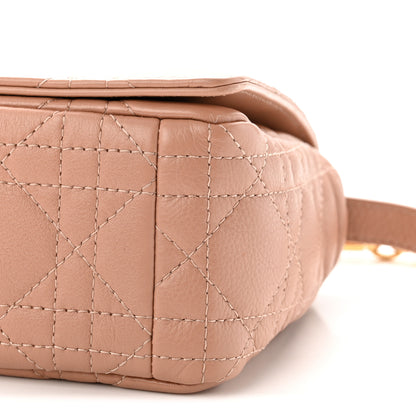 Christian Dior Calfskin Cannage Small Caro Bag  Rose De Vents 10 of 10