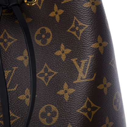 Louis Vuitton Monogram Neonoe MM Black 7 of 7