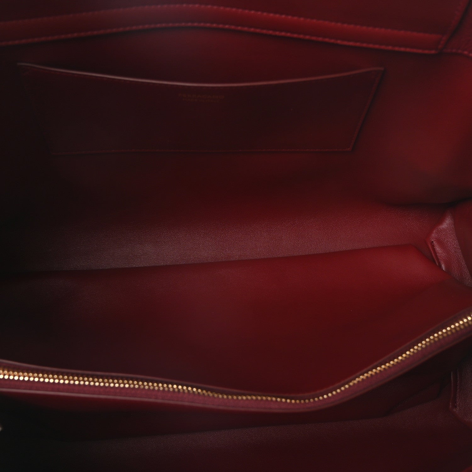 Salvatore Ferragamo Calfskin Large Hug Soft Bag Black Flame Red 5 of 9