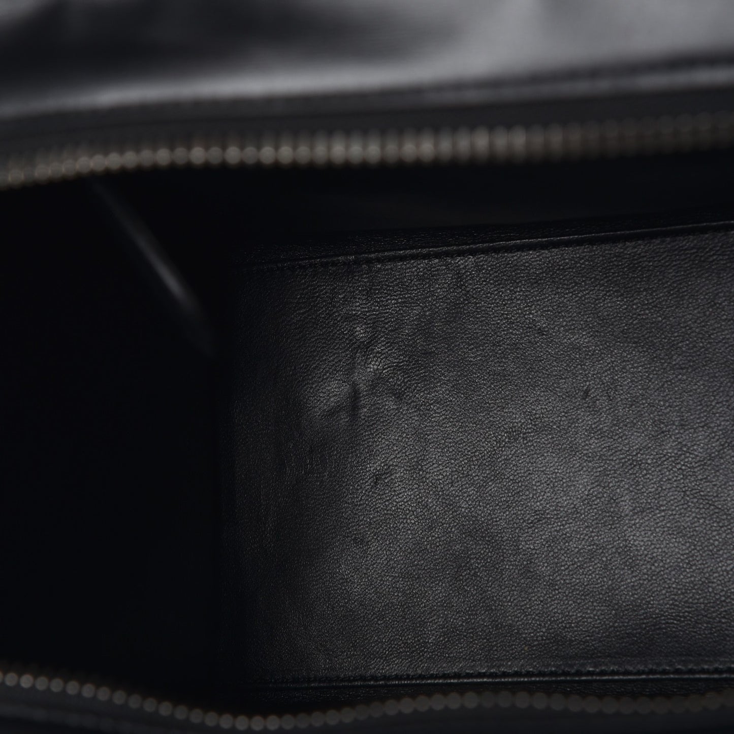 Textile Smooth Calfskin Micro Bi-Color Luggage Blue