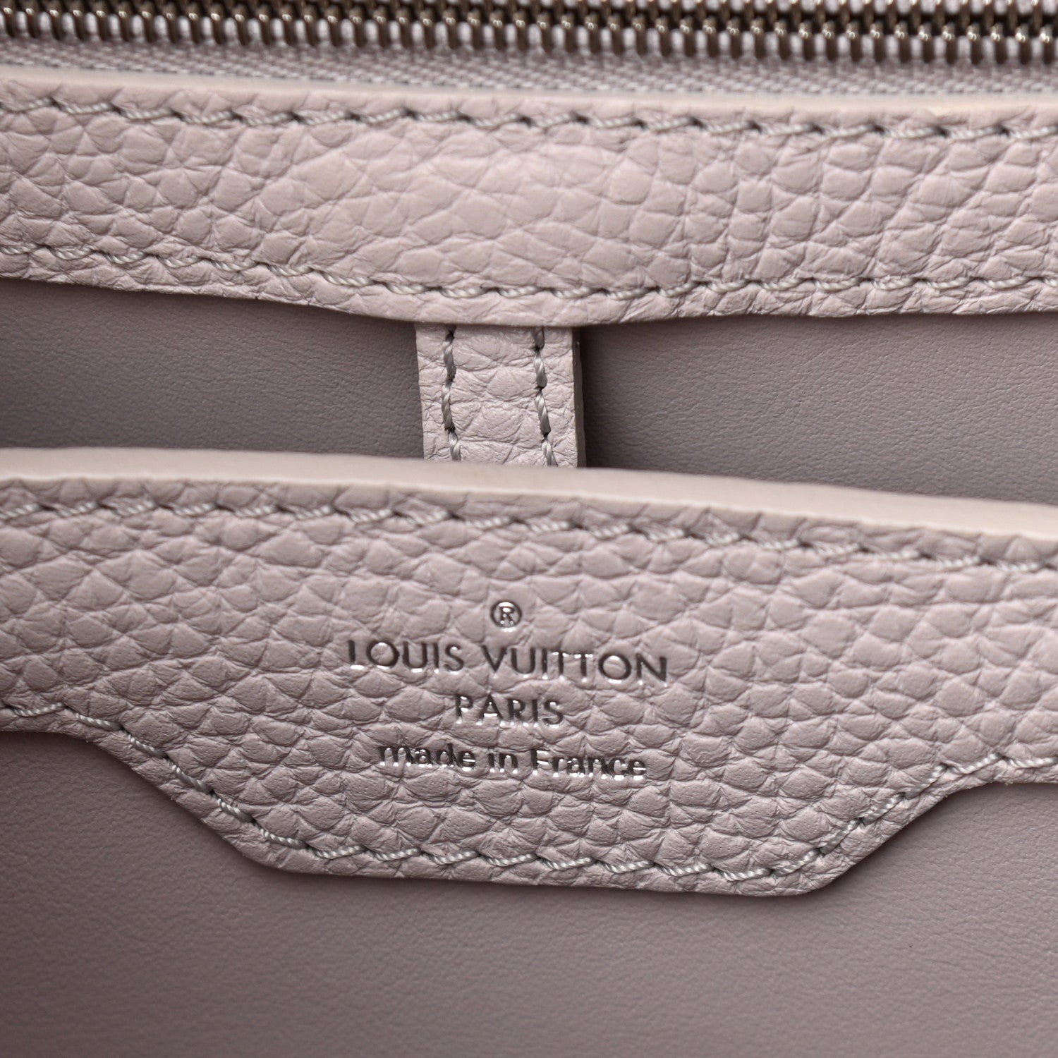 Louis Vuitton Taurillon Mechanical Flowers Capucines PM Purple 6 of 9