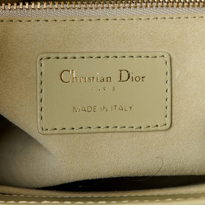 Christian Dior Lambskin Cannage Medium Lady Dior Peyote Green 6 of 10