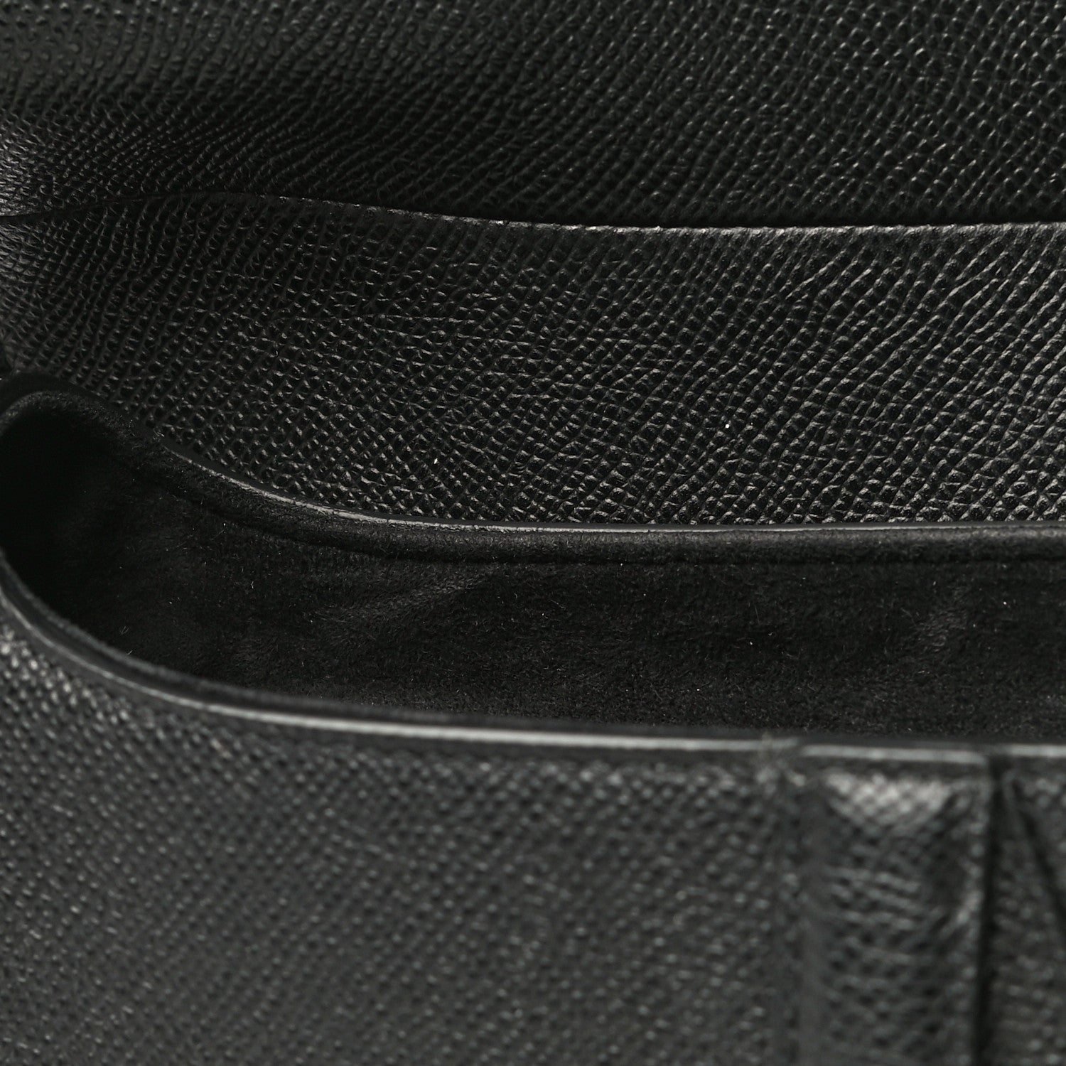 Christian Dior Grained Calfskin Saddle Bag Black 12 of 15
