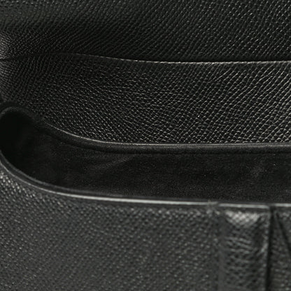 Christian Dior Grained Calfskin Saddle Bag Black 12 of 15