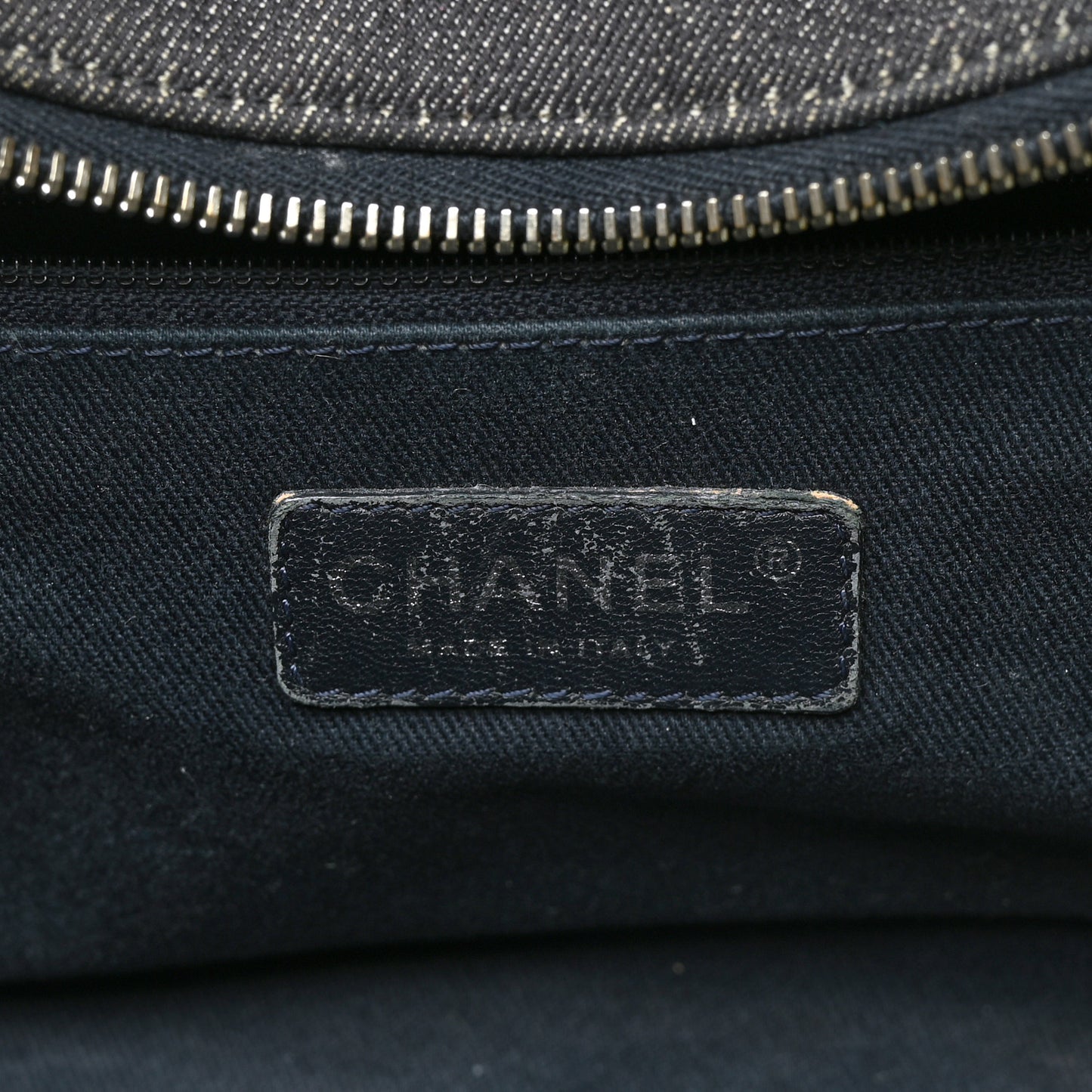 Denim Deauville Bowling Bag Dark Blue