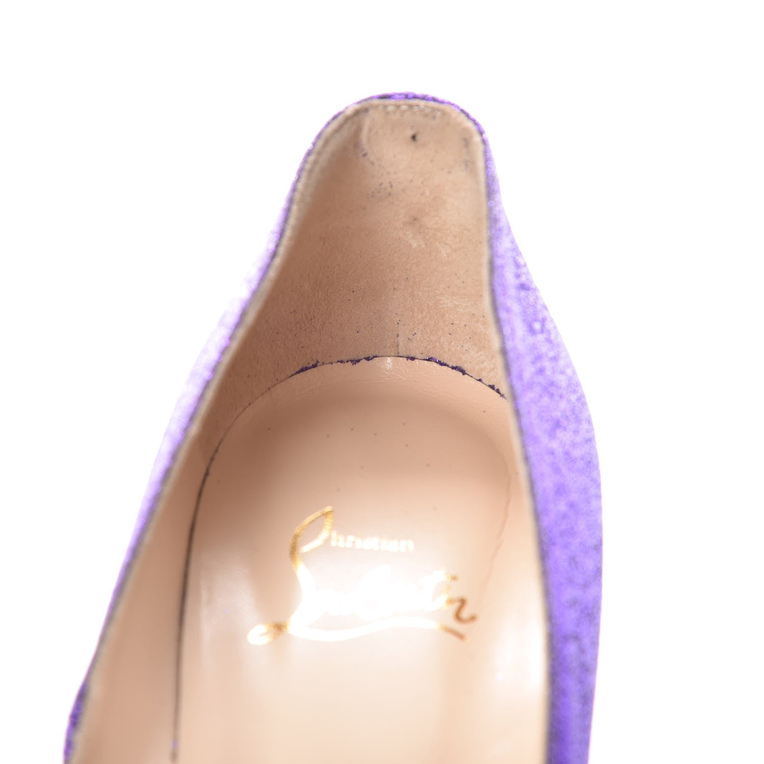 Christian Louboutin Mini Glitter 100 Pumps 39 Purple 12 of 12