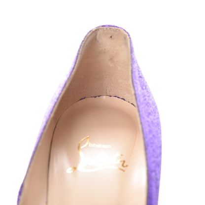 Christian Louboutin Mini Glitter 100 Pumps 39 Purple 12 of 12