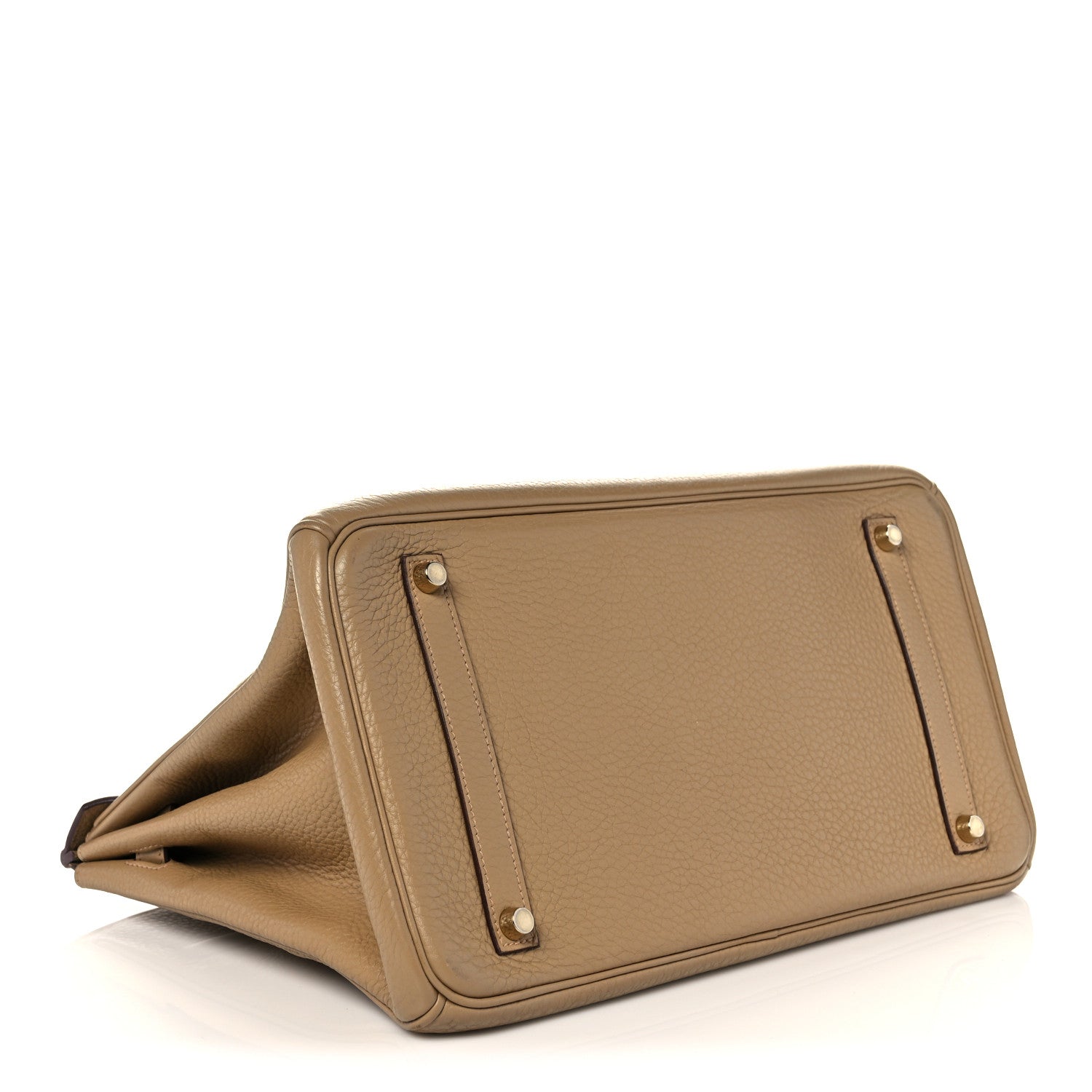 Hermes Taurillon Clemence Birkin 35 Tabac Camel 4 of 40