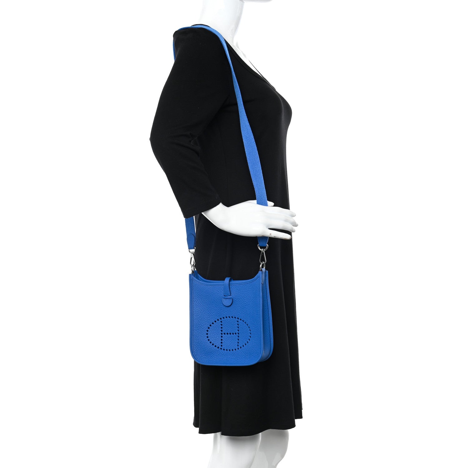 Hermes Taurillon Maurice Evelyne TPM Bleu France 2 of 11